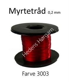 Myrtetråd 0,2 mm farve 3003 rød 